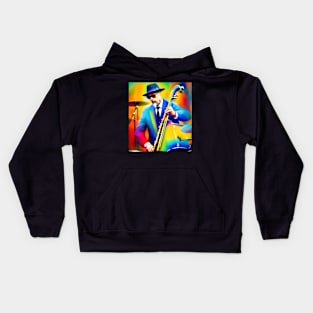 I play jazz Kids Hoodie